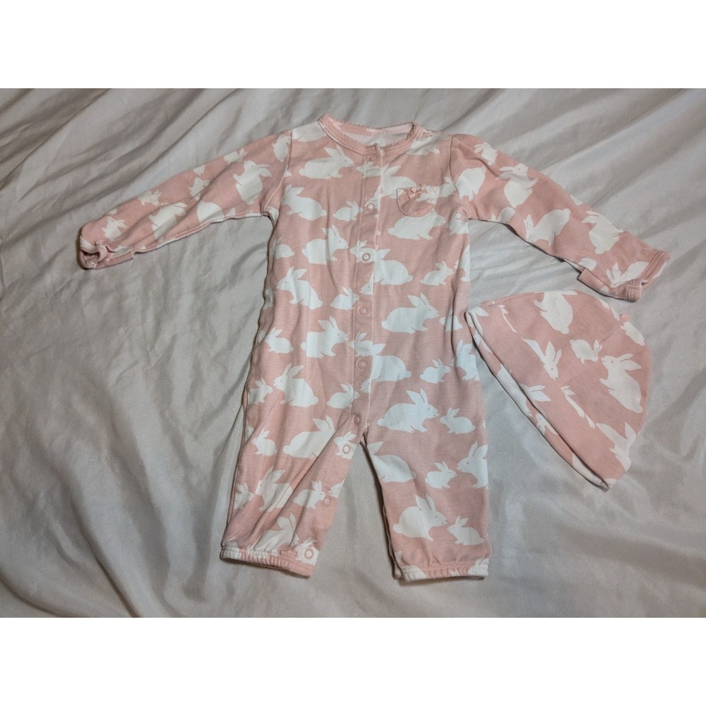 Carter's Baby Girl Bunny‎ Outfit With Hat Great For Easter Size 3 Months